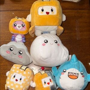 Lanky box Colorful Plush Toy Set